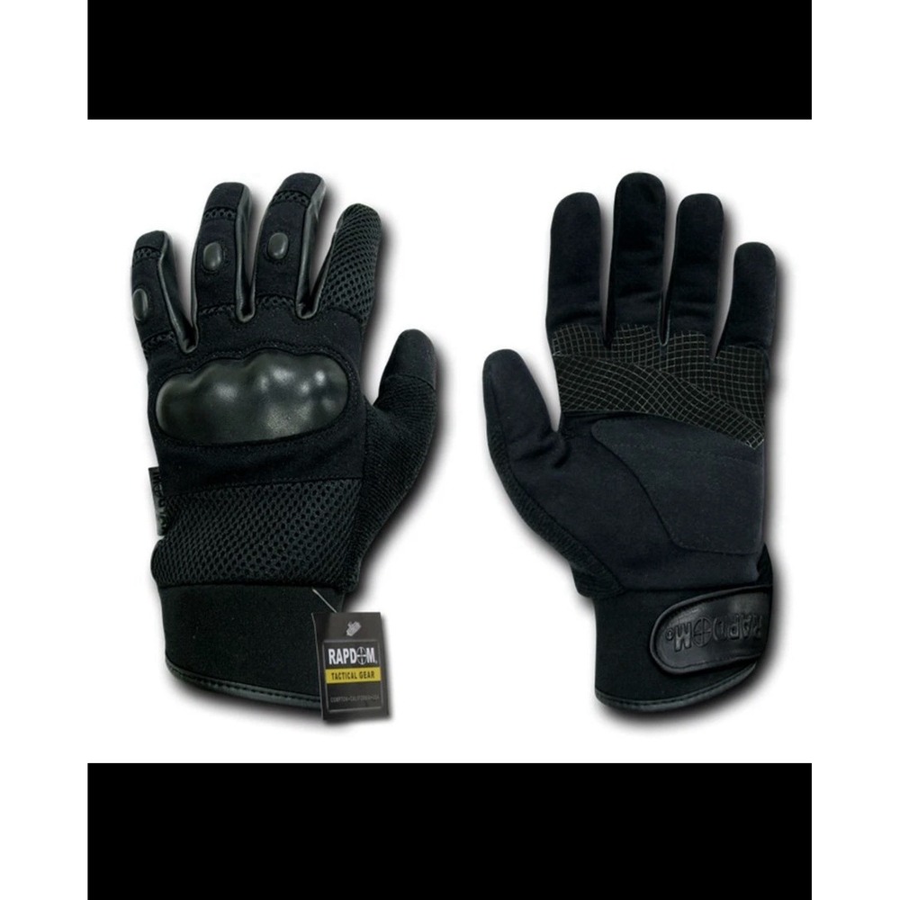 Professional Tactical Hard Knuckle Shooting Gloves Rapdom T10 Black Size XXL 2XL